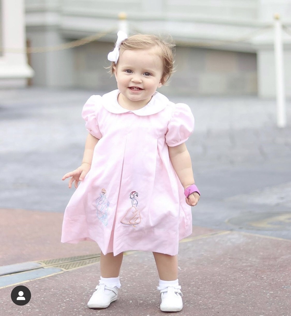 Bennett pink princess dress